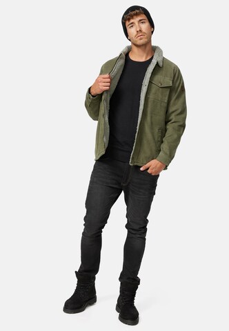 INDICODE JEANS Between-Season Jacket 'Tonni' in Green