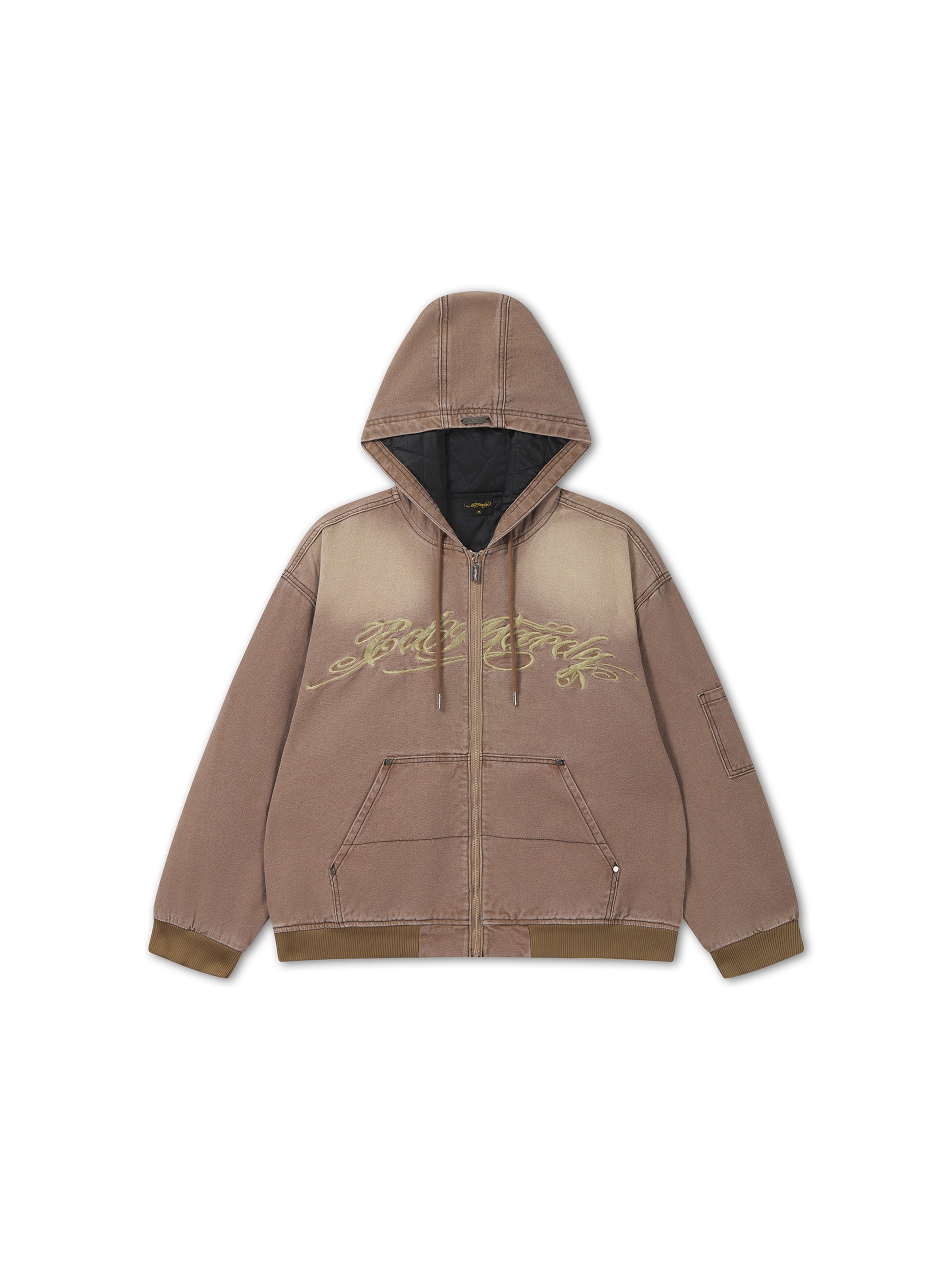 Veste d’hiver Ed Hardy en marron