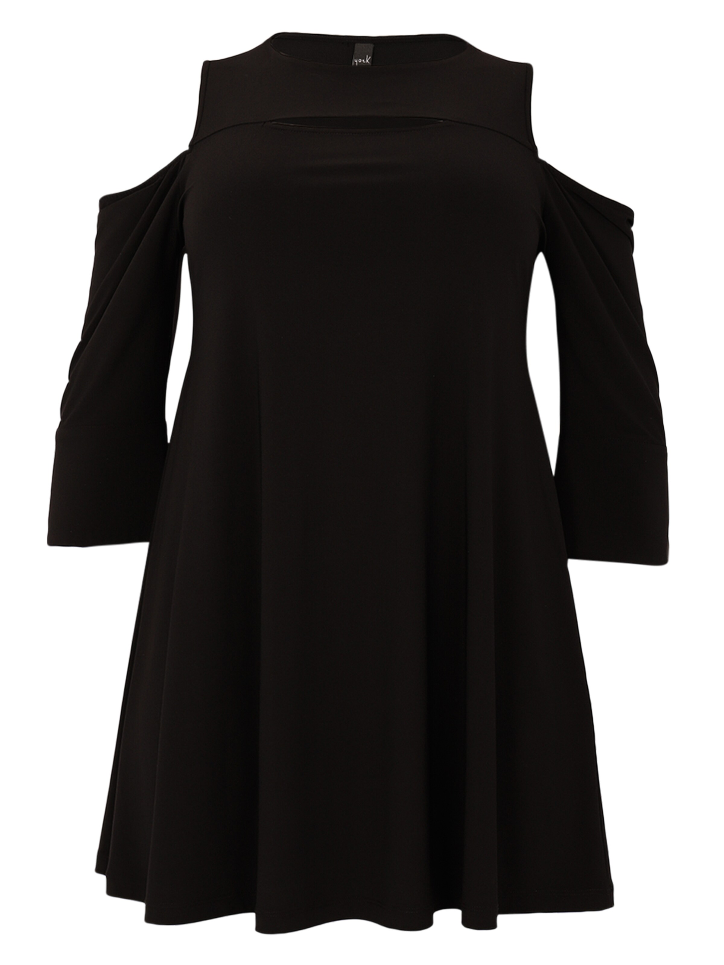 YOEK Tuniek in Zwart: voorkant