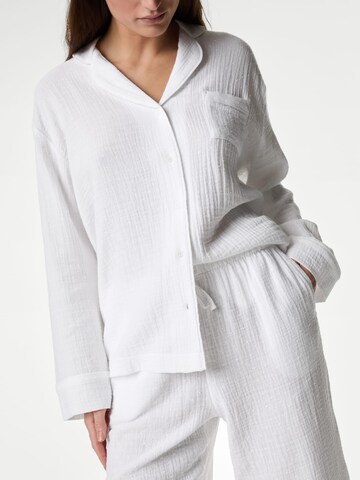 Marks & Spencer Pyjama in Wit