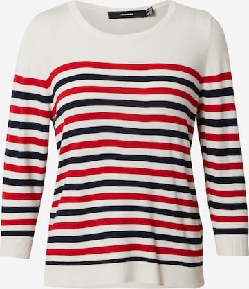 VERO MODA Sweater in White: front