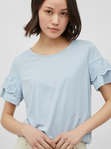 VILA Shirt 'Edena' in Blue