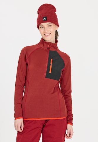 Whistler Functioneel shirt 'Helge' in Rood: voorkant