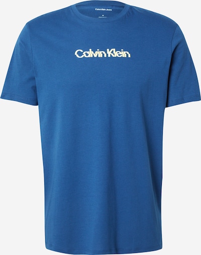 Calvin Klein Jeans T-Krekls 'Classic', krāsa - zils / dzeltens / balts, Preces skats