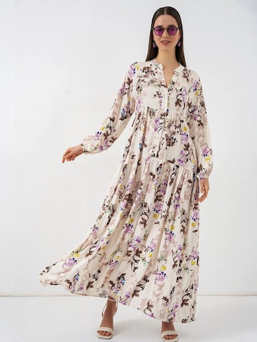 Bigdart Dress in Brown: front