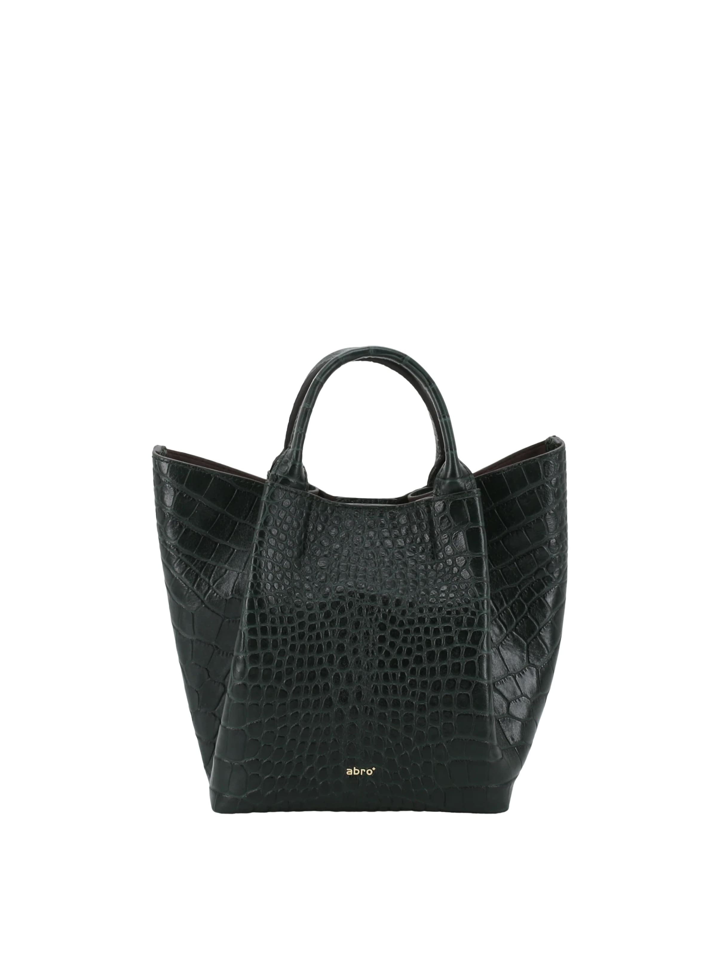 ABRO Shopper 'ESSENITAL' in Green: front