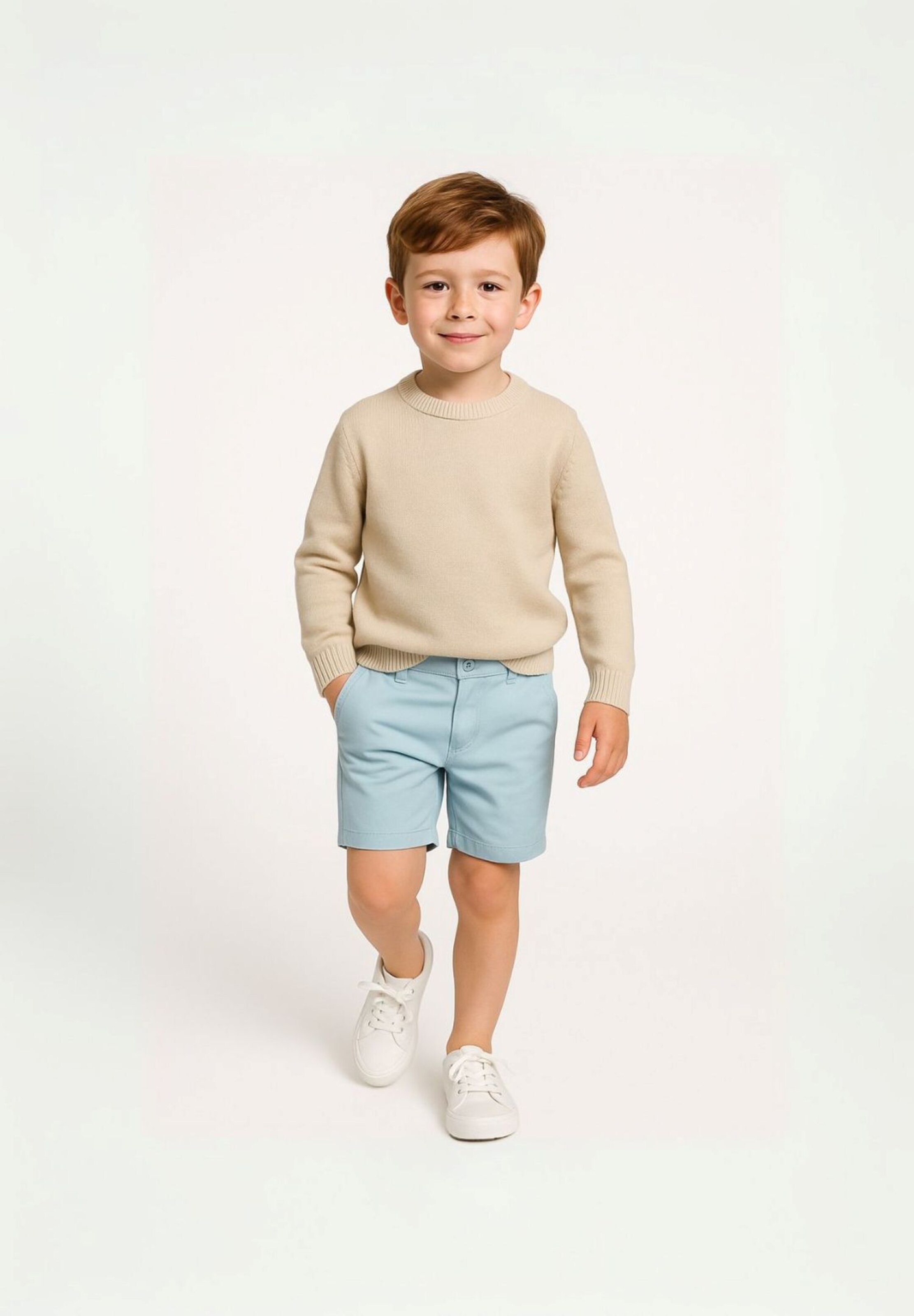 MINOTI Regular Pants in Blue: front