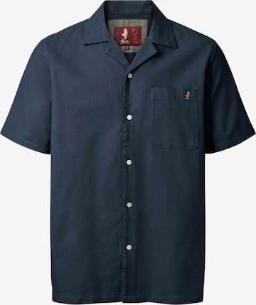 MCS Overhemd ' Jackson Shirt ' in Blauw: voorkant
