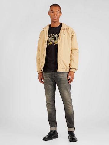 Tommy Jeans Prehodna jakna | bež barva