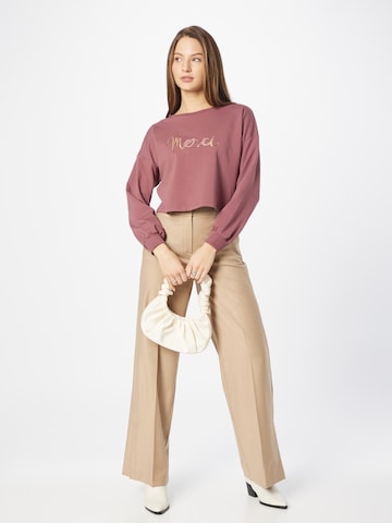 ABOUT YOU - Sweatshirt 'Melanie' em rosa