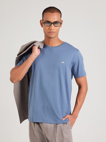 T-Shirt GANT en bleu : devant