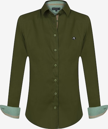 Sir Raymond Tailor Blouse 'Fitzroy' in Green: front