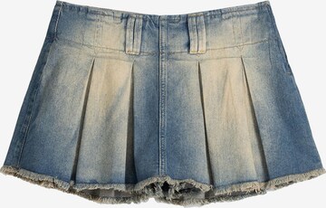 Bershka Rok in Blauw: voorkant