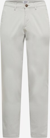 JACK & JONES Chino kalhoty – šedá: přední strana