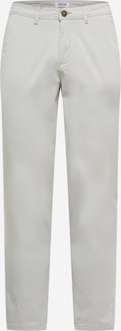 JACK & JONES - Slimfit Calças chino em cinzento: frente