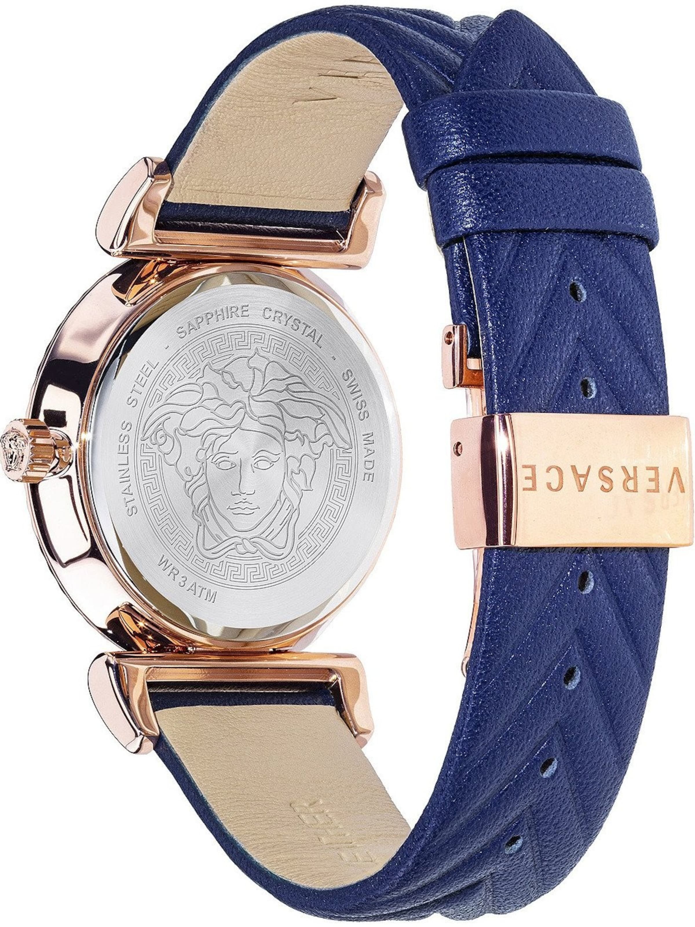 VERSACE Analoguhr in Blau