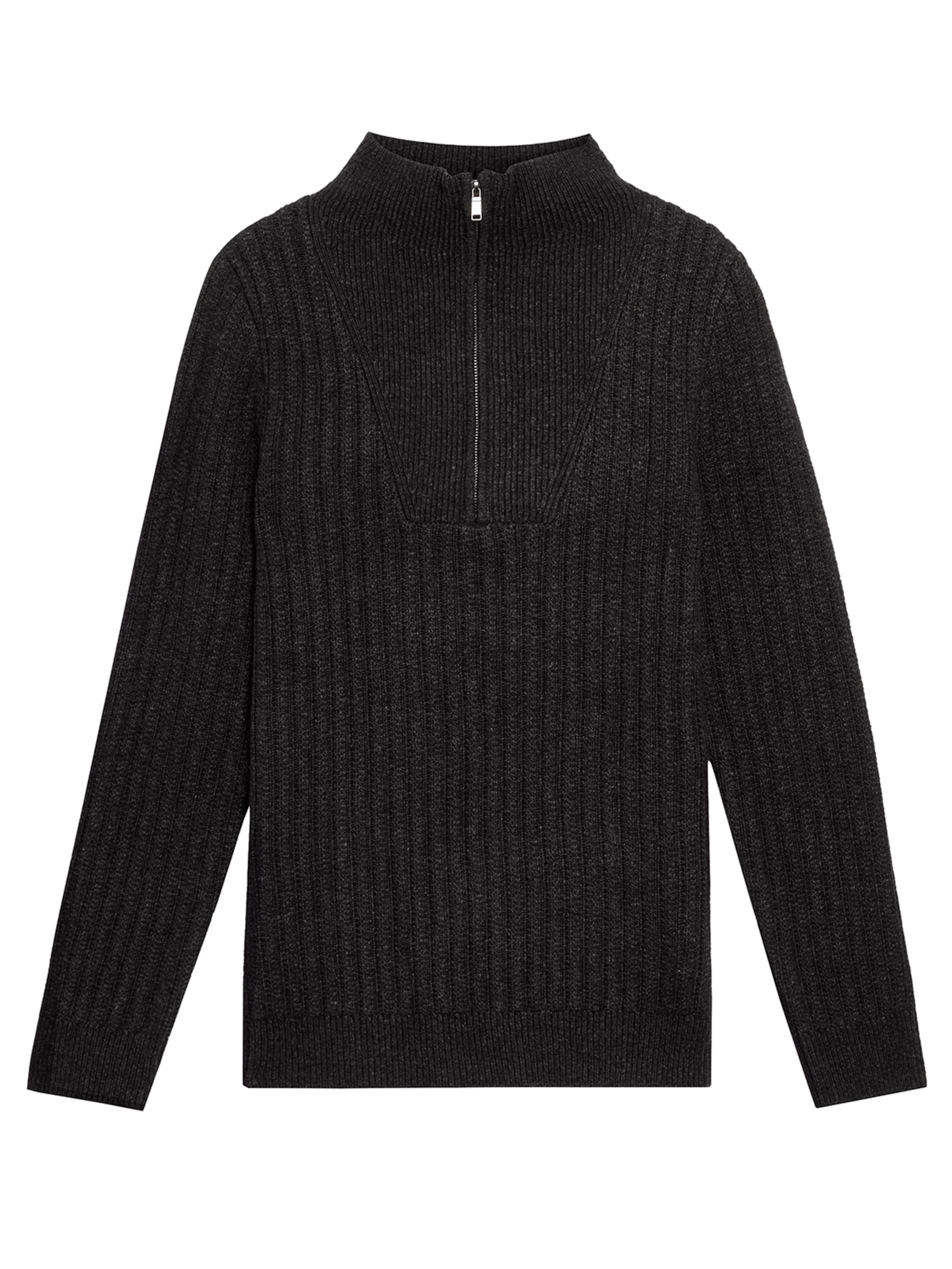 Pull-over Lyle & Scott en gris : devant