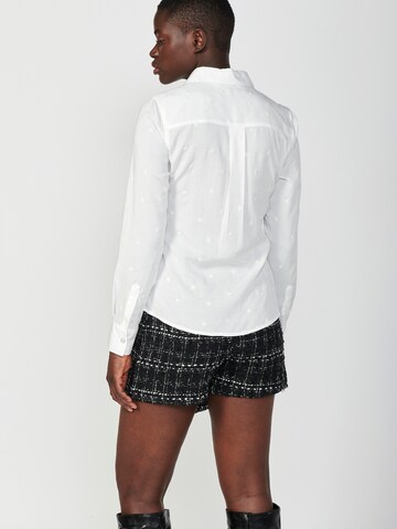 KOROSHI Blouse in Wit