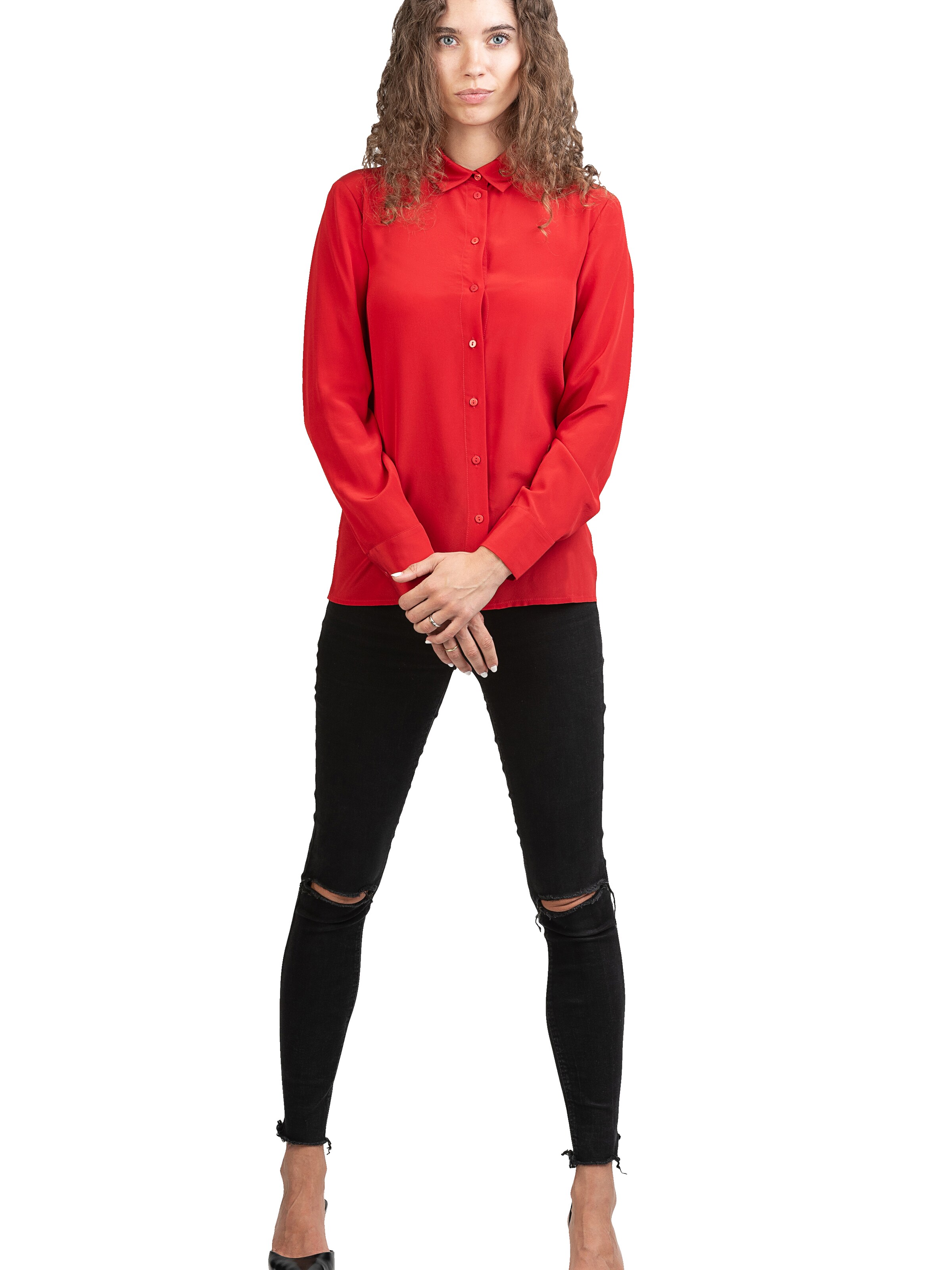 Chemisier 'Seidenbluse Collettoseta' Posh Gear en rouge
