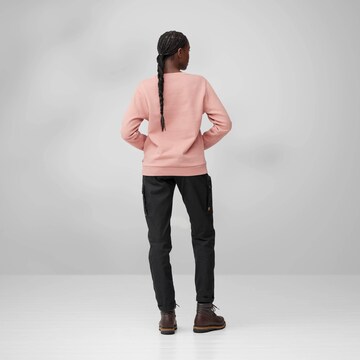 Fjällräven Sweatshirt 'Logo' in Pink
