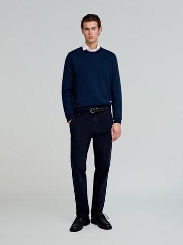 Pullover di Scalpers in blu: frontale