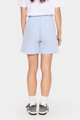 SAINT TROPEZ Loosefit Kalhoty – modrá