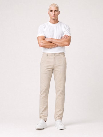 yazubi Slim fit Chino Pants 'Kyle' in Beige