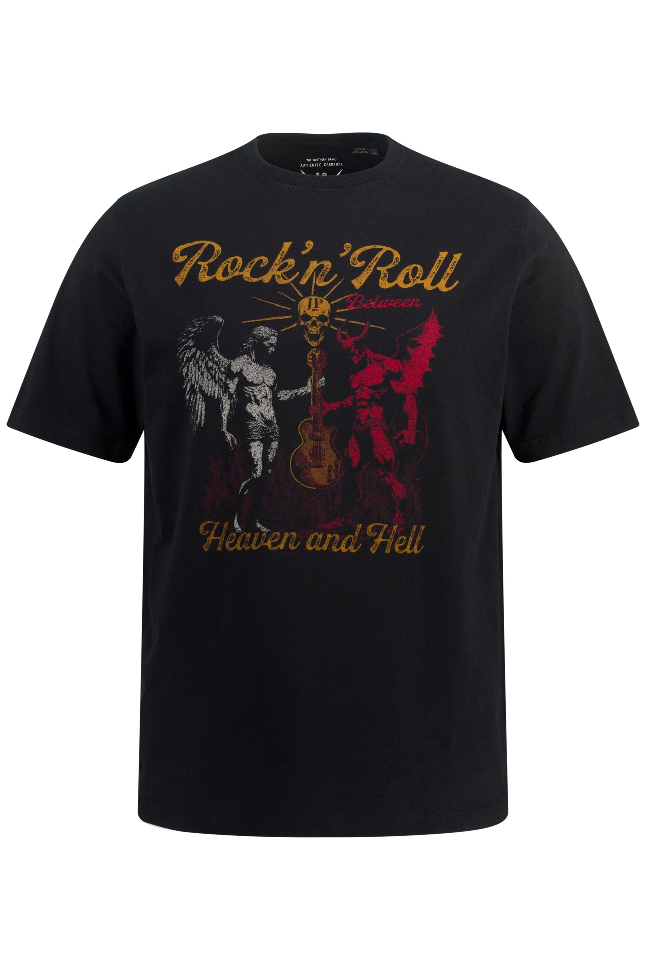 JP1880 Shirt in Zwart: voorkant