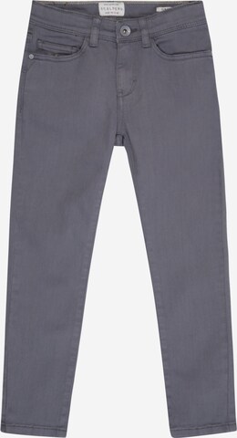 Scalpers Normální Kalhoty – modrá: přední strana