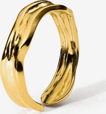 hiBALI Fußschmuck 'Bold Raw' in Gold: Vorderseite