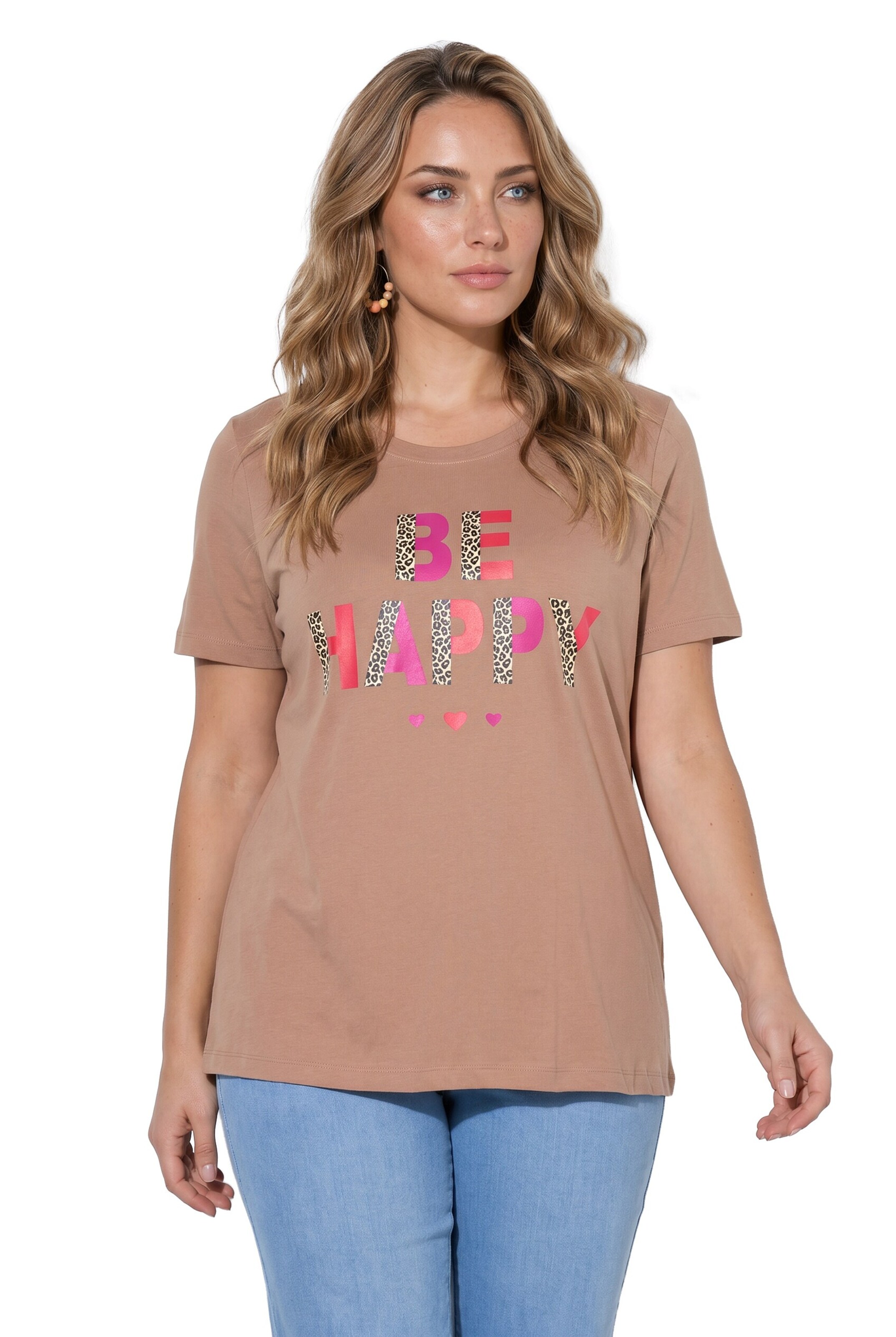 MIAMODA T-Shirt in Braun: Vorderseite