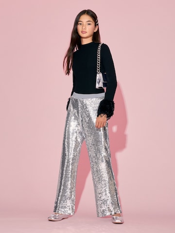 Wide Leg Pantalon Lipsy en argent