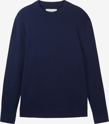 TOM TAILOR DENIM Sweater in Blue: front