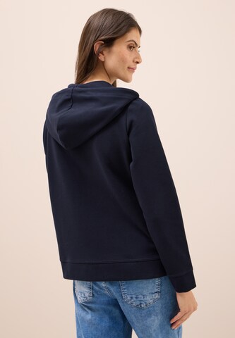 CECIL Zip-Up Hoodie in Blue