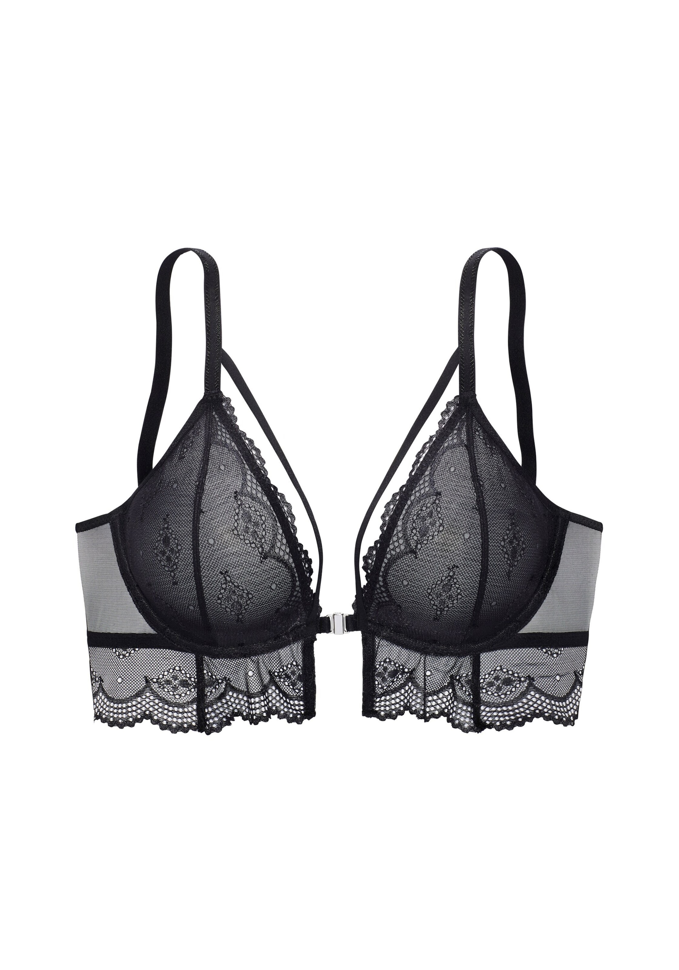 LASCANA Τρίγωνο Σουτιέν σε μαύρο: μπροστά