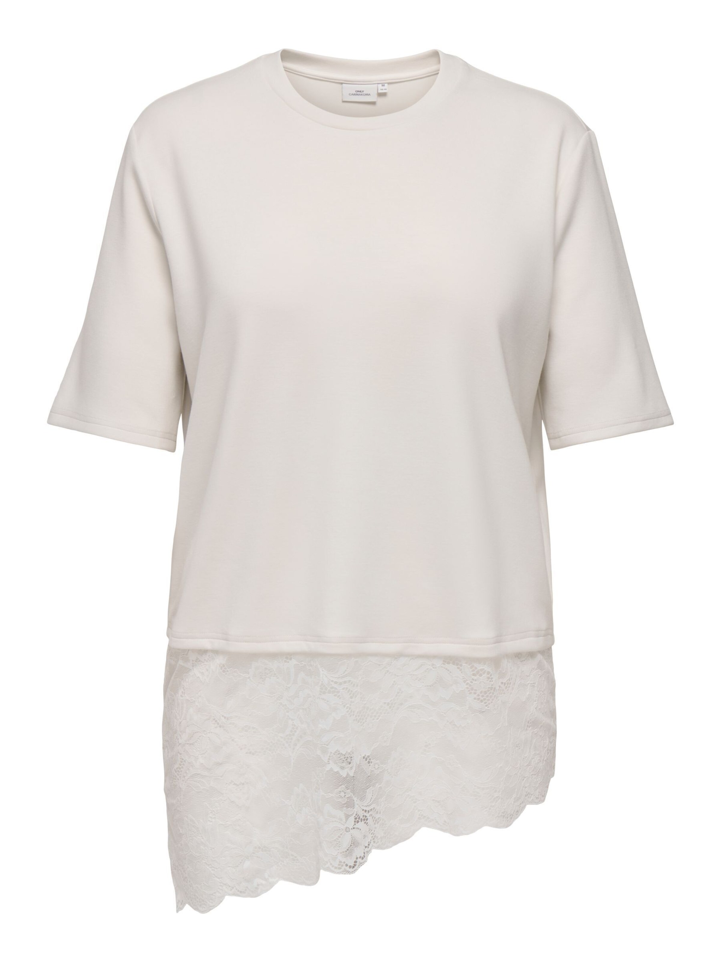 ONLY Carmakoma - Camiseta 'CARLise' en blanco: frente