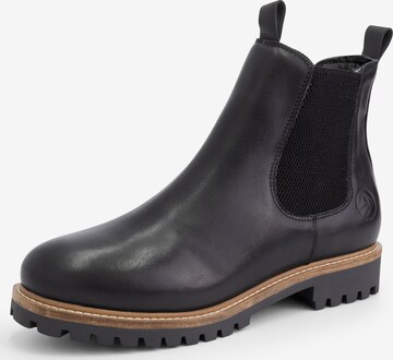 Travelin Chelsea boots 'Rosseland ' in Zwart: voorkant