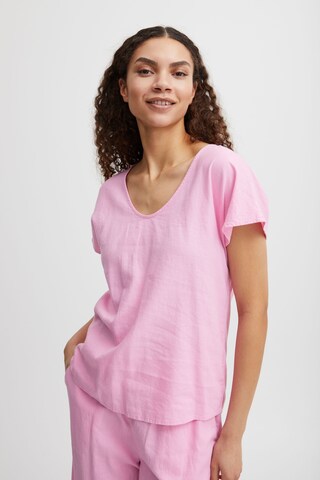 Camicia da donna 'Falakka' di b.young in rosa: frontale