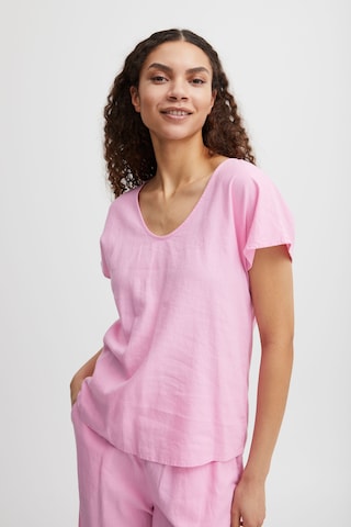 b.young Blouse 'Byfalakka' in Roze: voorkant