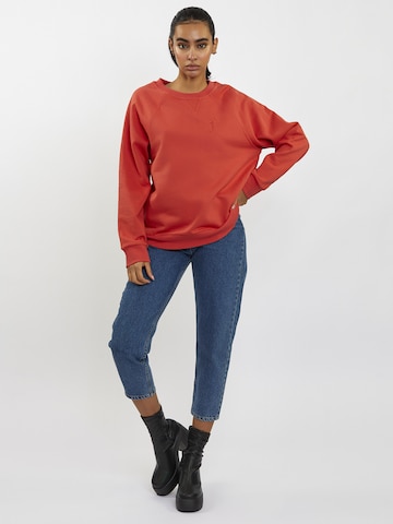 Pull-over oversize FRESHLIONS en rouge