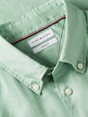 Coupe regular Chemise TOMMY HILFIGER en vert