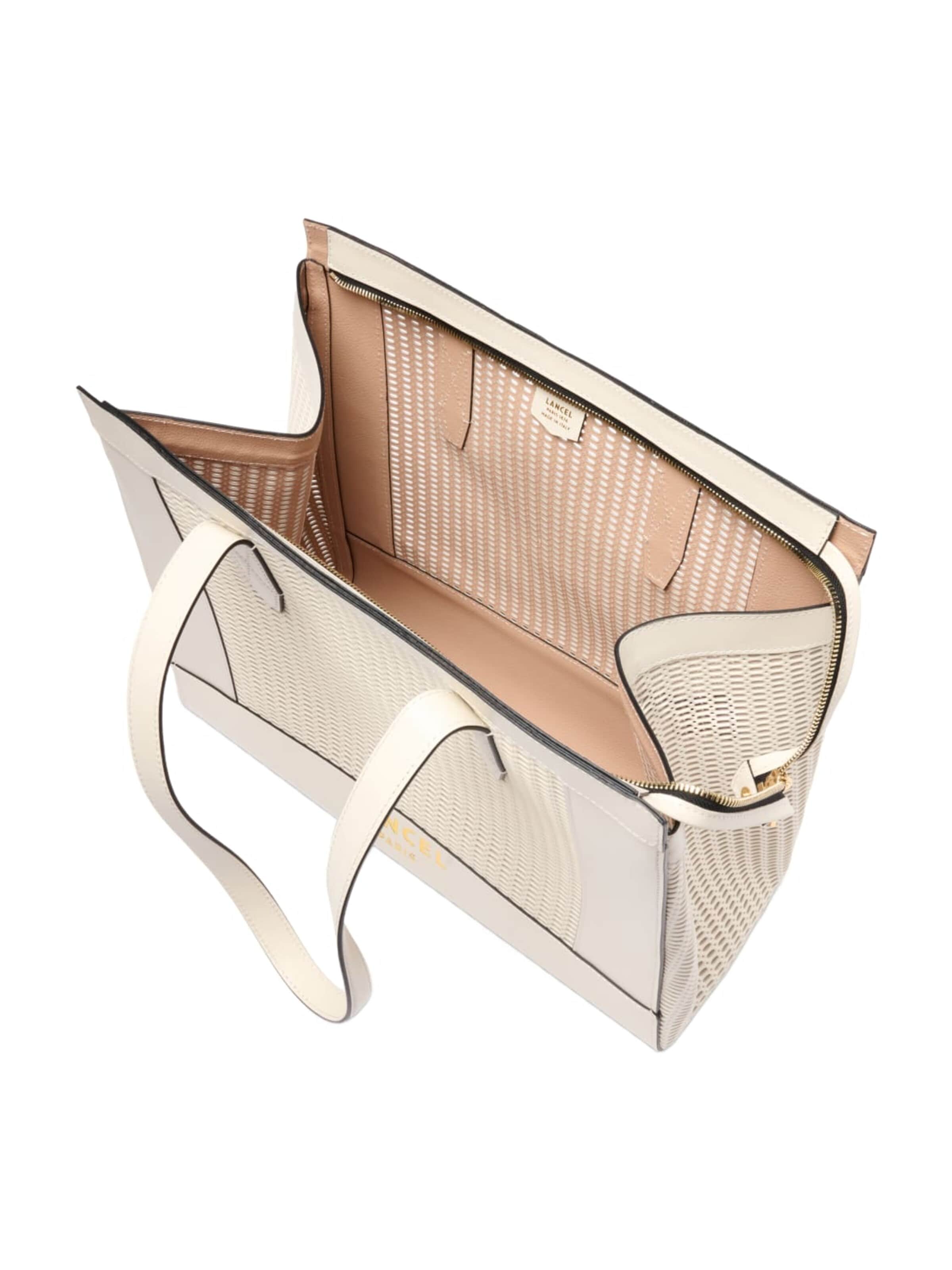 Shopper 'Ajouree' di Lancel in bianco