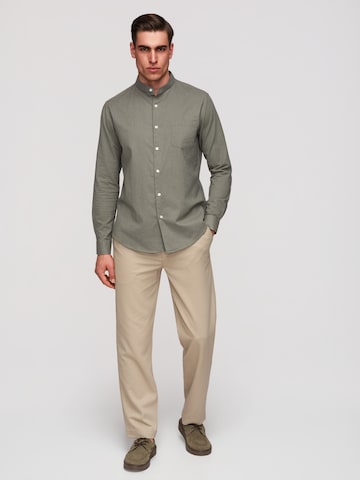 Ombre Comfort fit Button Up Shirt in Green