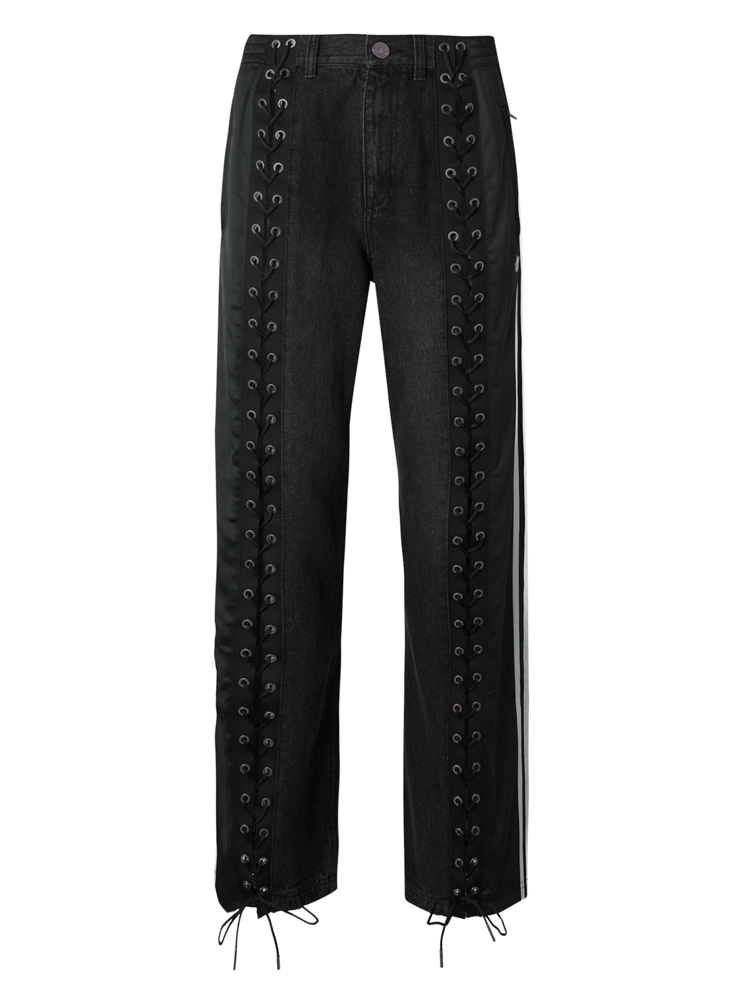 ADIDAS ORIGINALS Свободный крой Джинсы 'FB' в Черный: спереди