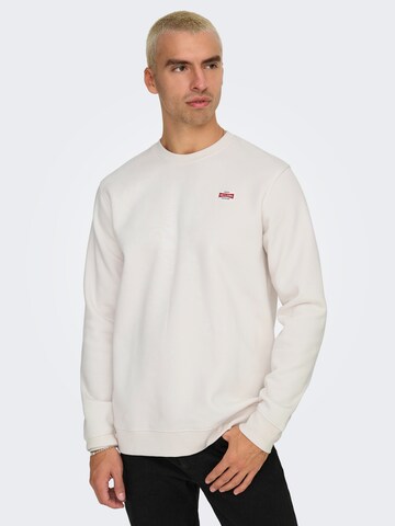 Only & Sons - Sweatshirt 'ONSDawson' em branco