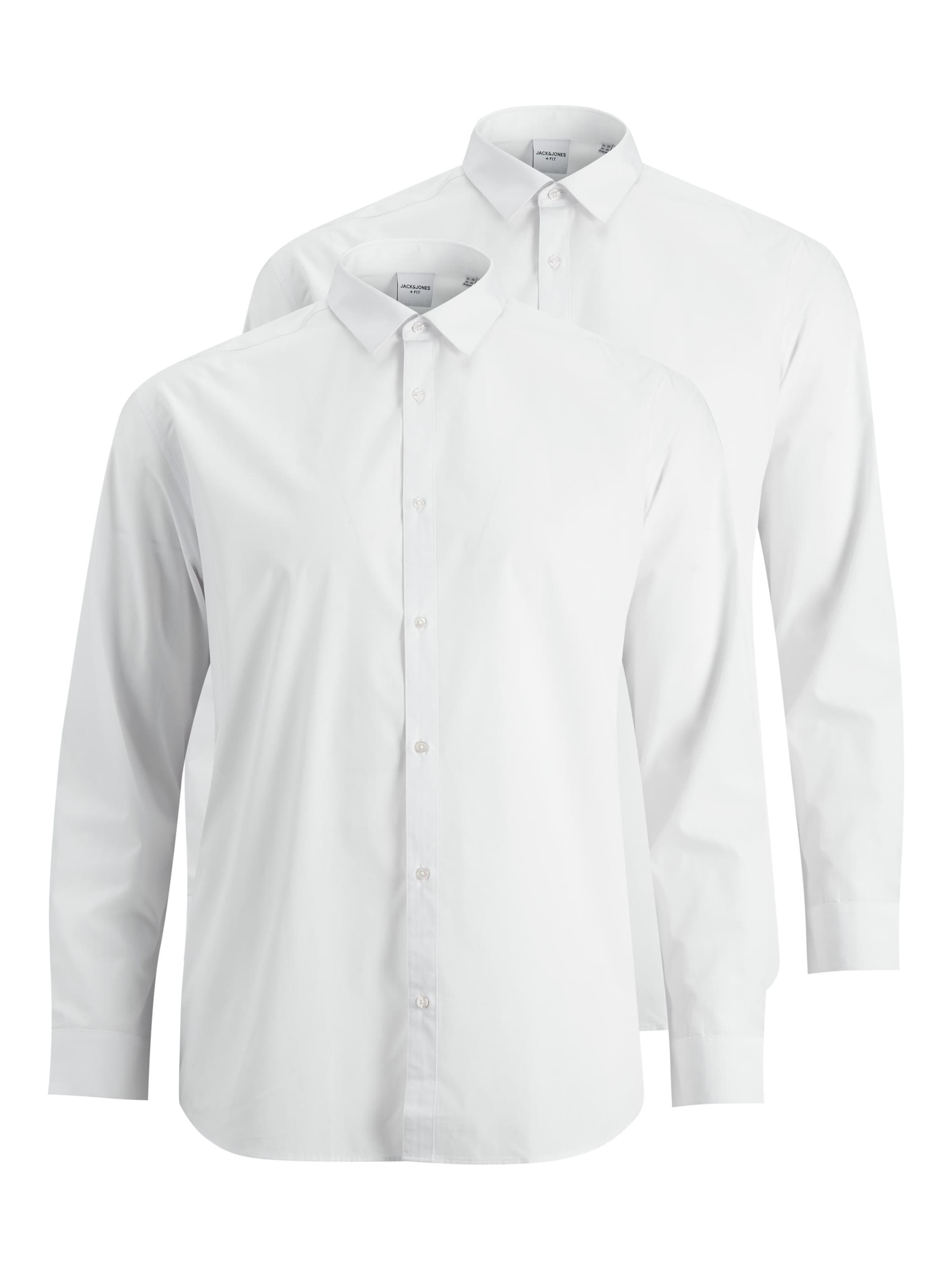 JACK & JONES Dames Jjjoe Shirt Ls Effen overhemd, zwart, XXL