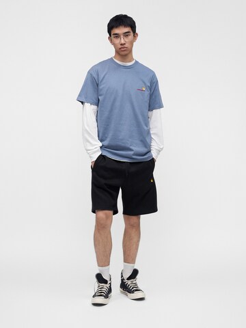 Carhartt WIP Póló 'American Script' - kék