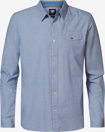 Petrol Industries Regular fit Button Up Shirt 'Gyspy' in Blue: front