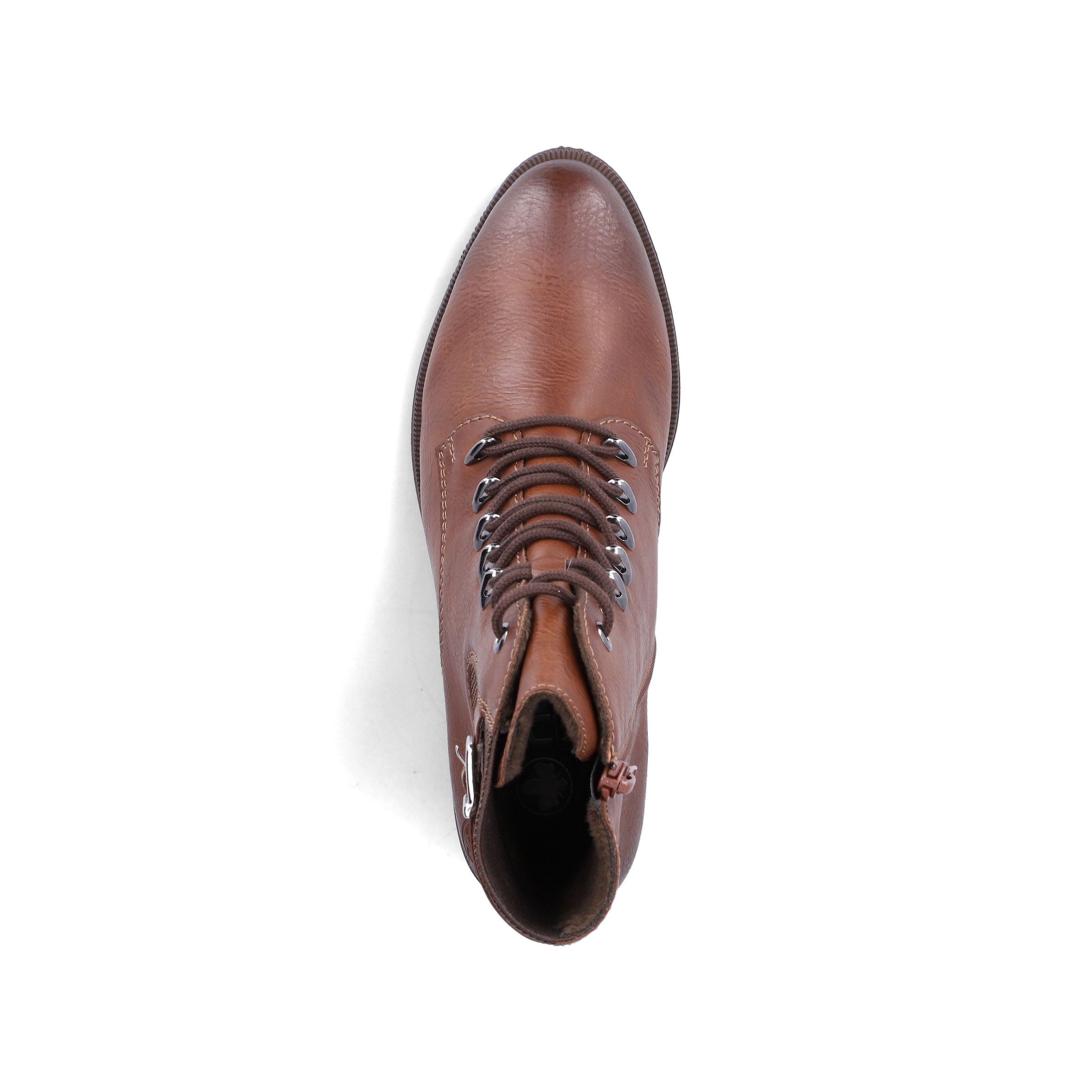 Bottines à lacets Rieker en marron