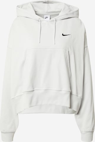 Bluză de molton 'Swoosh' de la Nike Sportswear pe gri: față